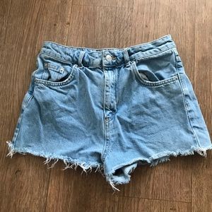 Topshop Denim Mom Shorts